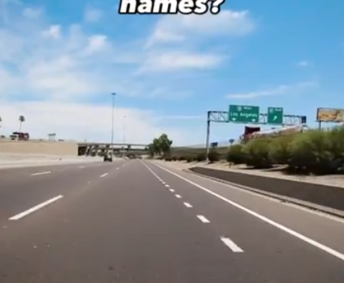 A screengrab that says "How did these I-17 cross streets get their names?"