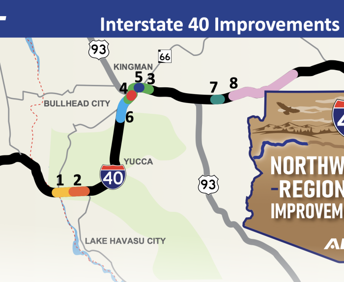 Northwest Regional Improvements Map