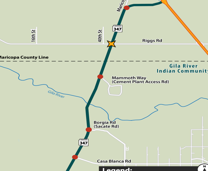 SR 347 Projects Map
