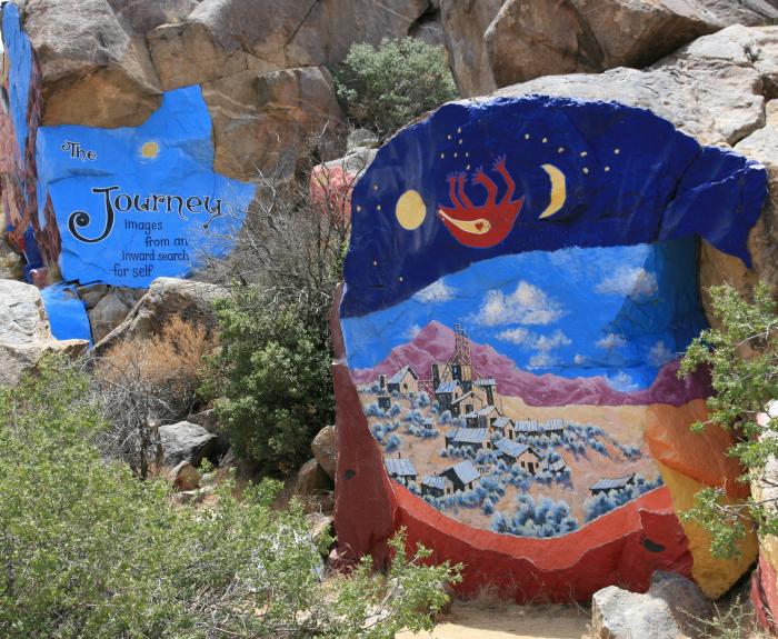 A mural in Chloride