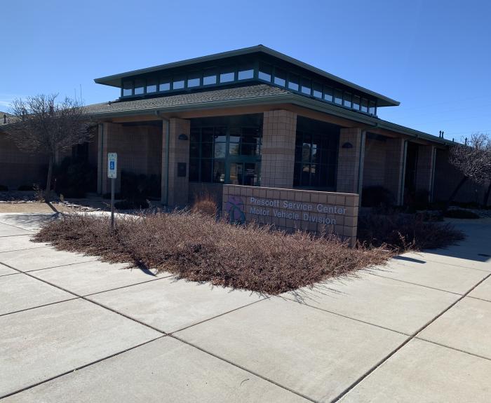 A Motor Vehicle Division building in Prescott