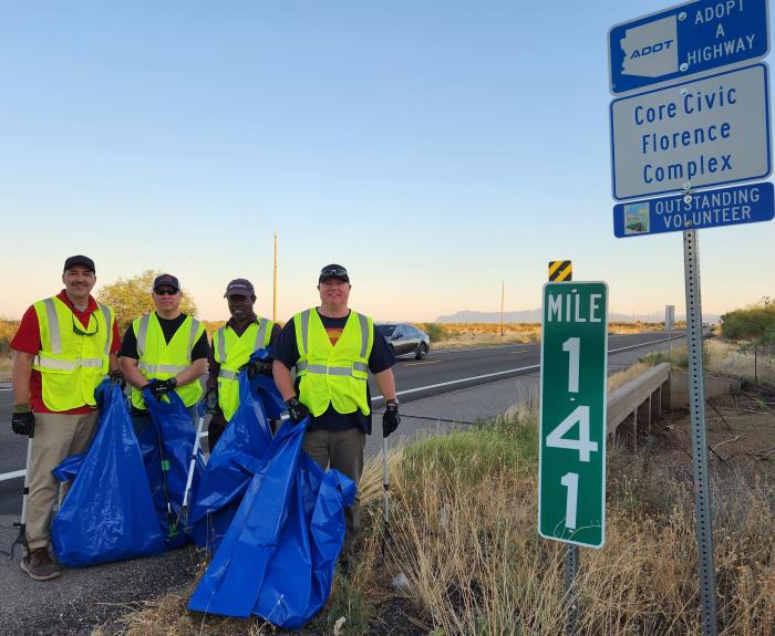 Adopt a Highway volunteers