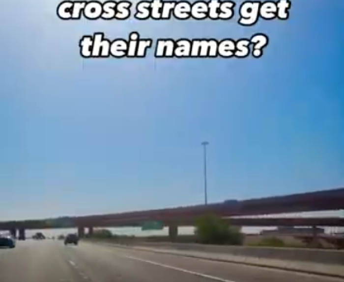 How did these Loop 101 Price Freeway cross streets get their names