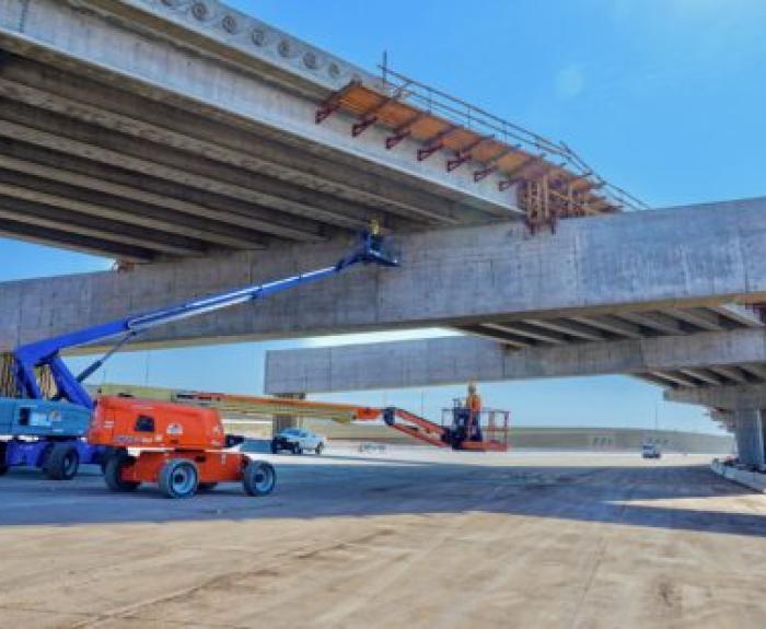 I-10 Broadway Curve Work at SR 143 ramps '24 (ADOT file photo)