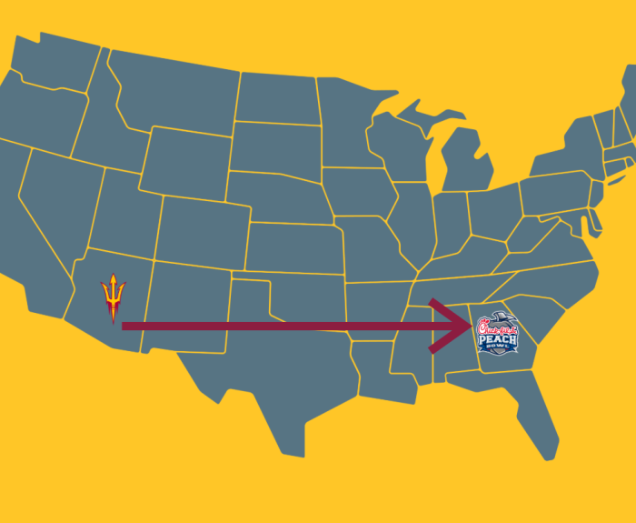 A map of the United States.