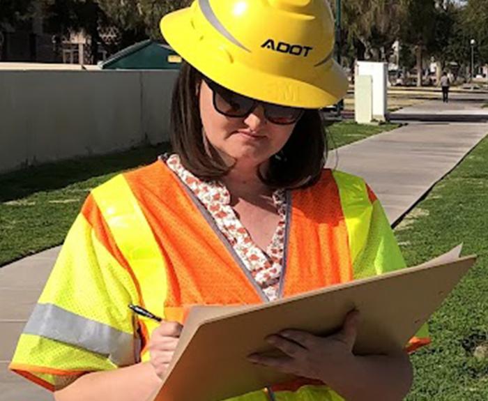 ADOT engineer Erica Eggen