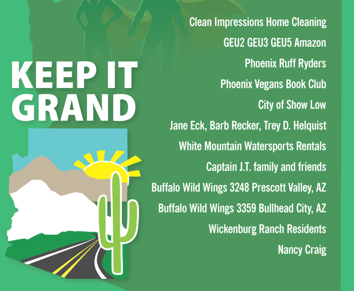 A list of new or renewed Adopt a Highway groups.