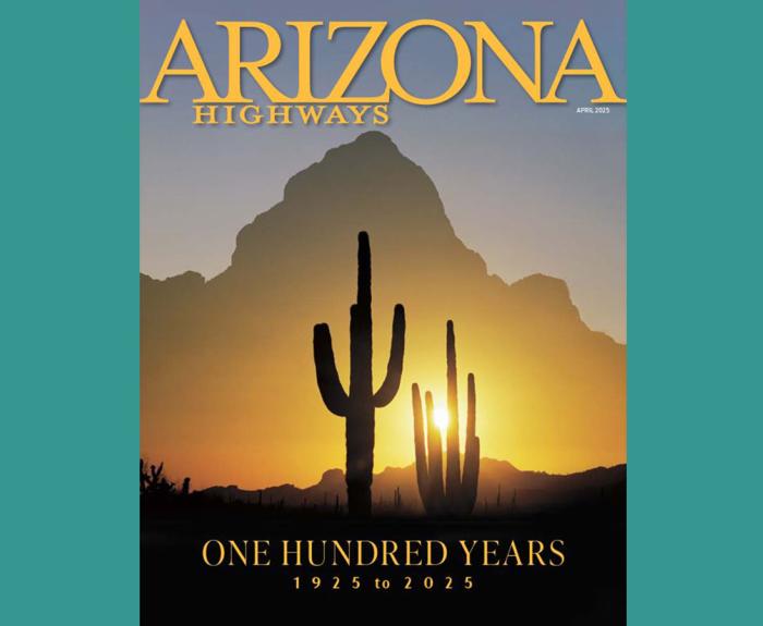 Arizona Highways magazine centennial cover