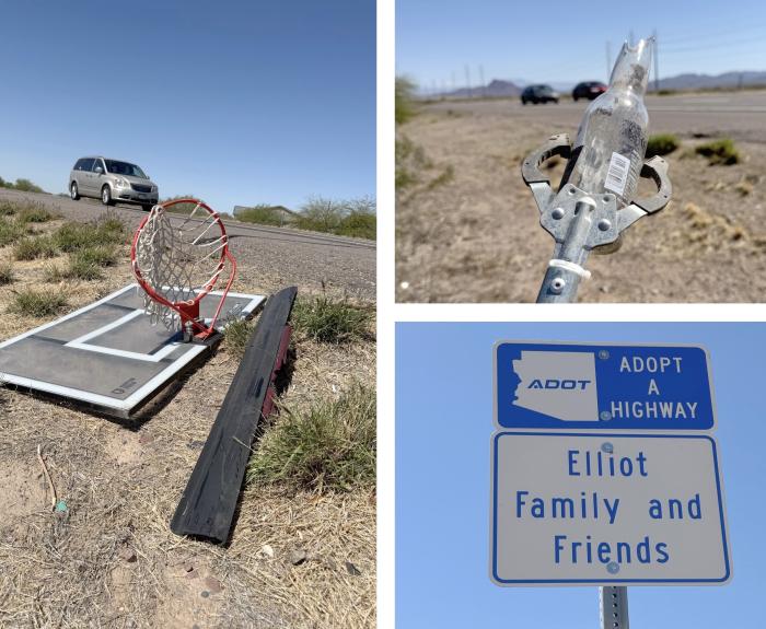 Items removed from highway