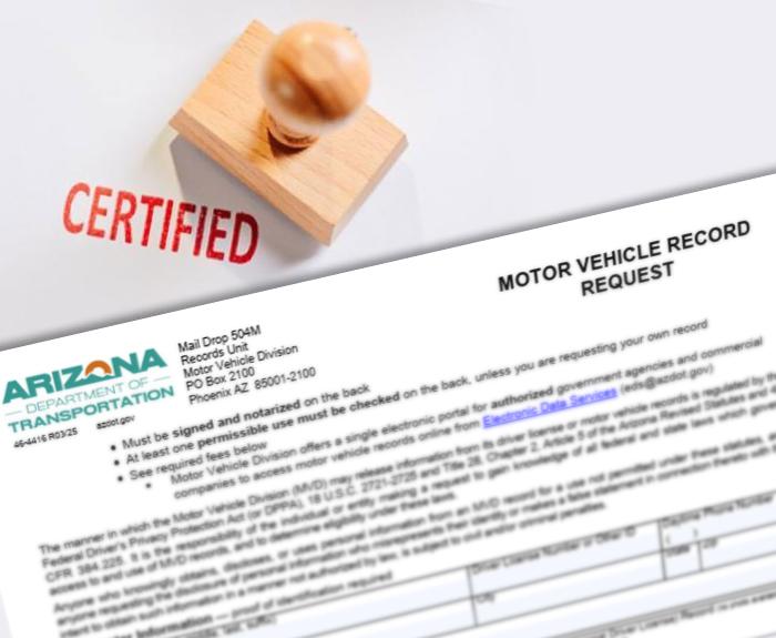 Motor Vehicle Record Request