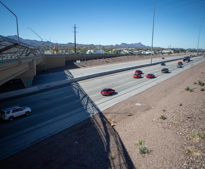 A highway in Tucson