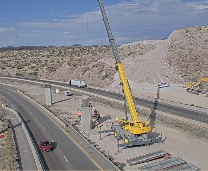Photo of I-40/US 93 interchange project in Kingman