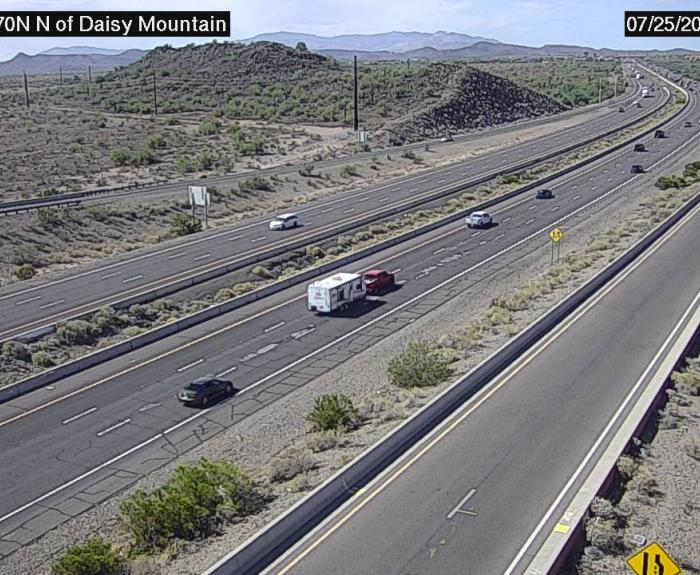 I-17 in the project area viewed from a traffic camera