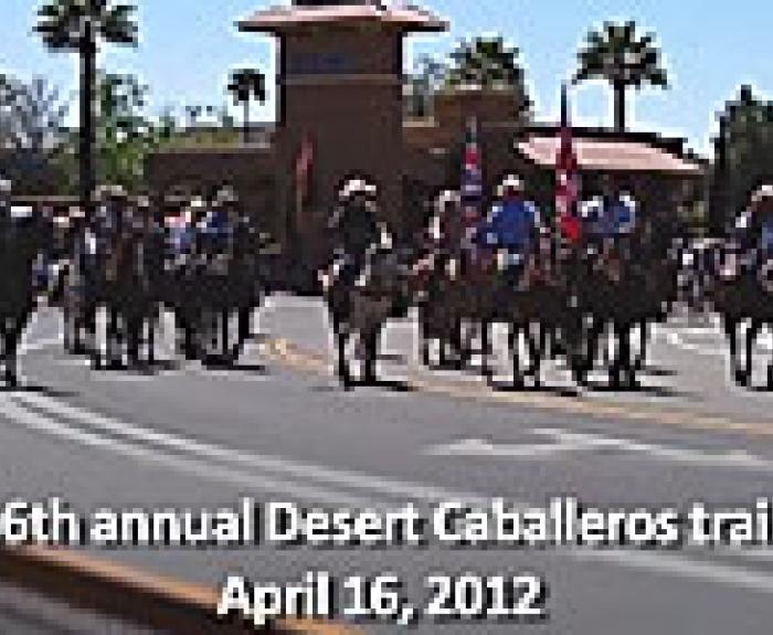 The 66th annual Desert Caballeros trail ride April 16, 2012