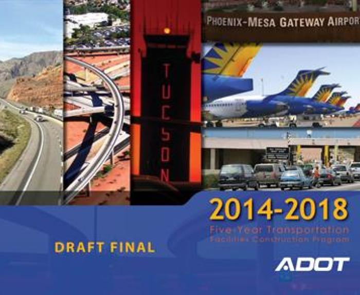 Cover for the 2014-2018 5-year transportation plan