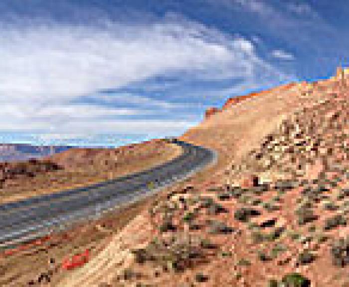 Scenic view of Arizona road