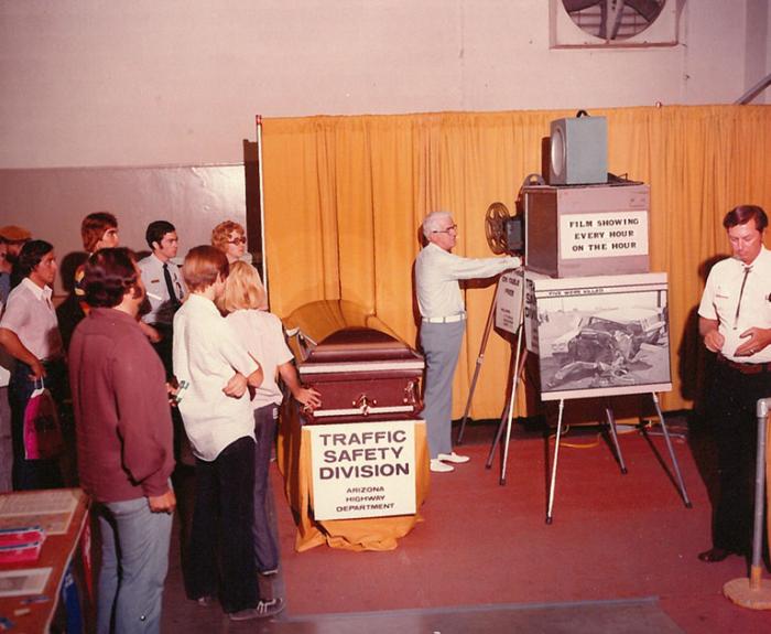 Traffic Safety Division Display at the 1970 State Fair