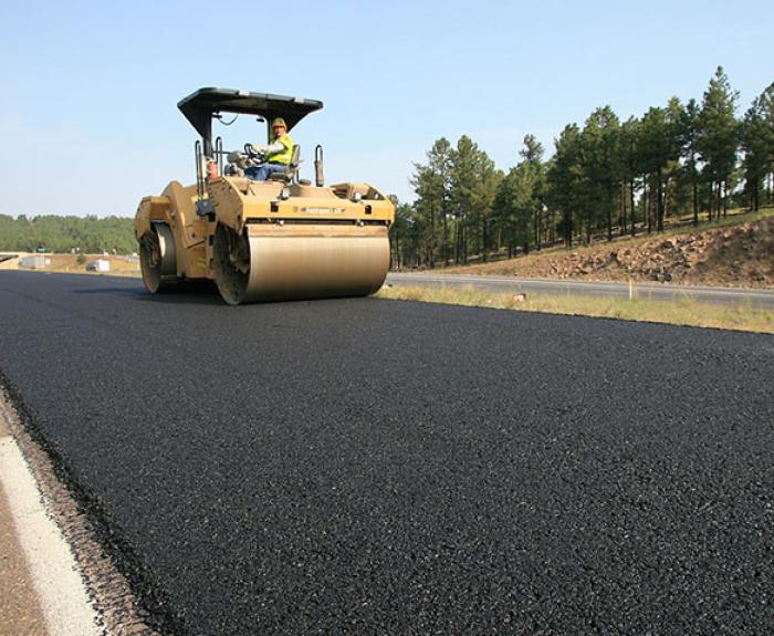 I-40 Paving Roller