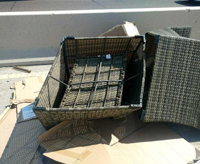 Chair found on the highway