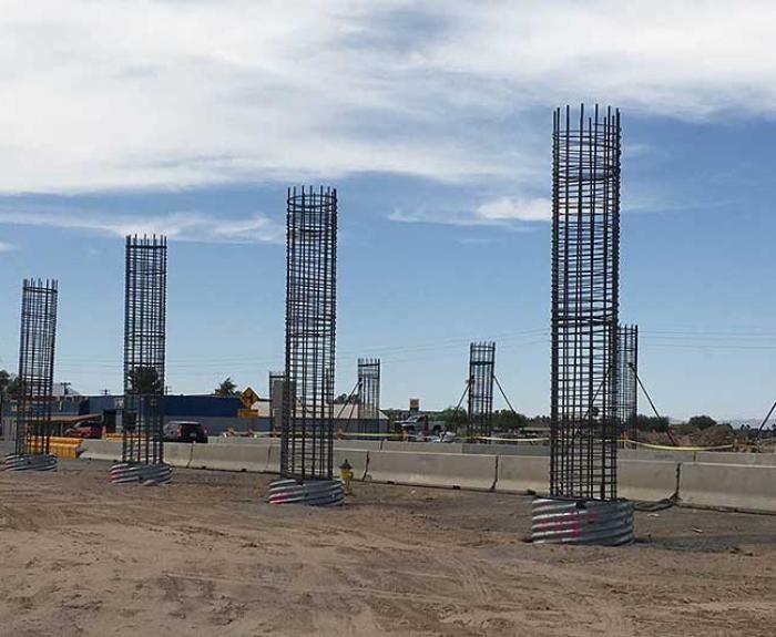 scaffolding for cement piers