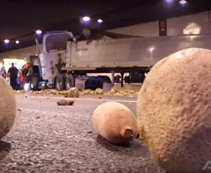 Melons in the Deck Park Tunnel