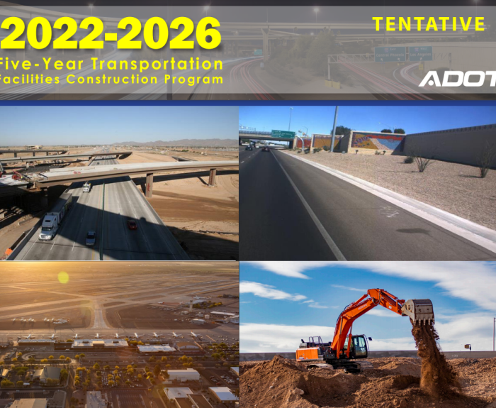 2022-2026 Five-Year Transportation Facilities Construction Program Cover