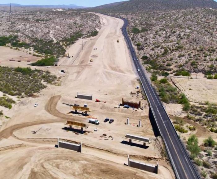 Photo of US 93 widening project at Cane Springs