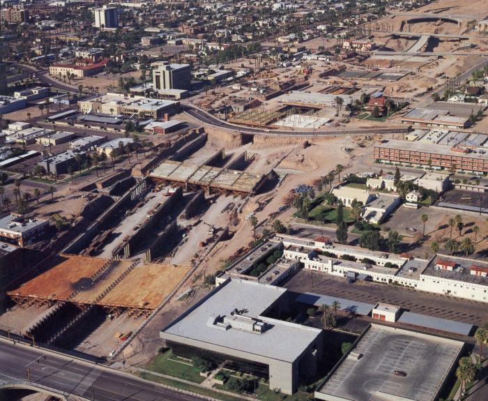 Deck Park Tunnel under construction