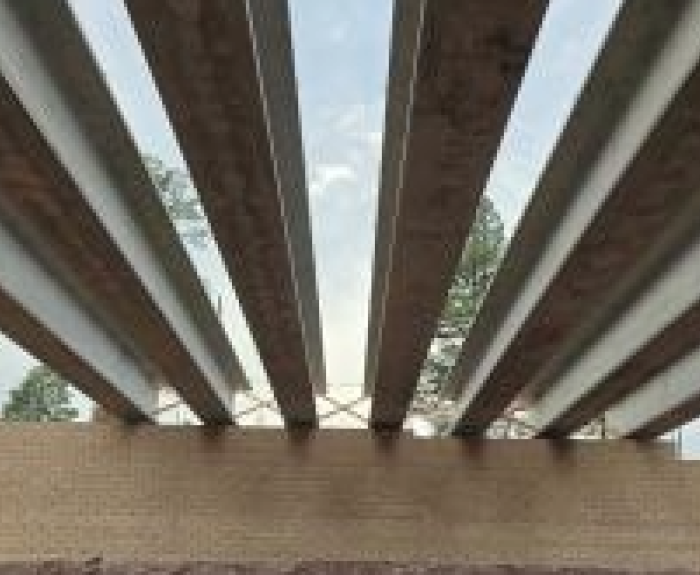 I-17 Wildlife Overpass Initial Installation of Girders (Aug 2025)