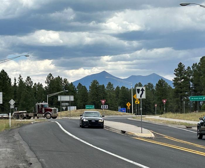 SR 89A near J.W. Powell Blvd in Flagstaff Area (ADOT file photo)