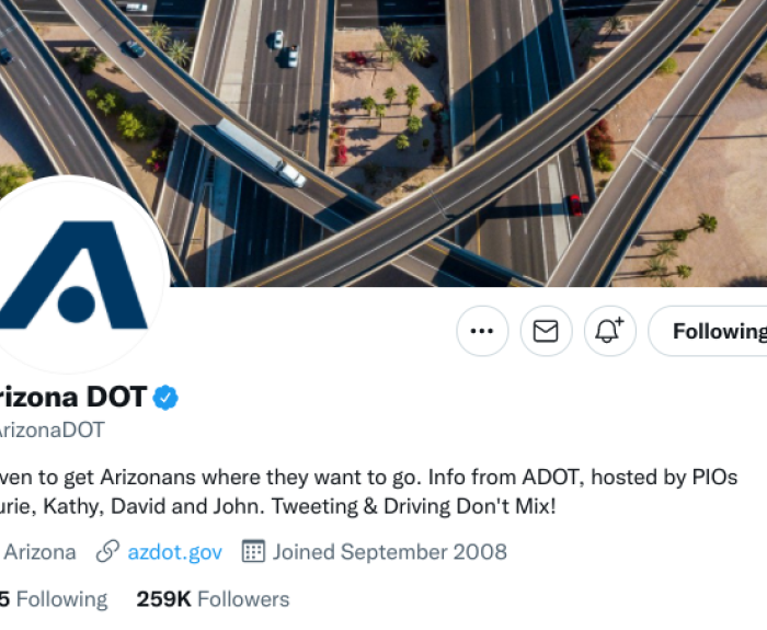 ADOT Twitter Screenshot