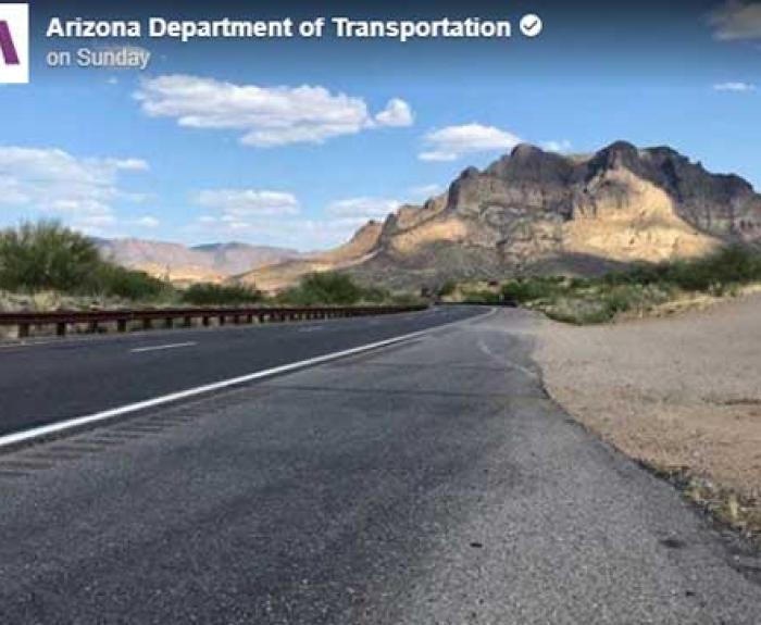 Scenic Arizona roadway