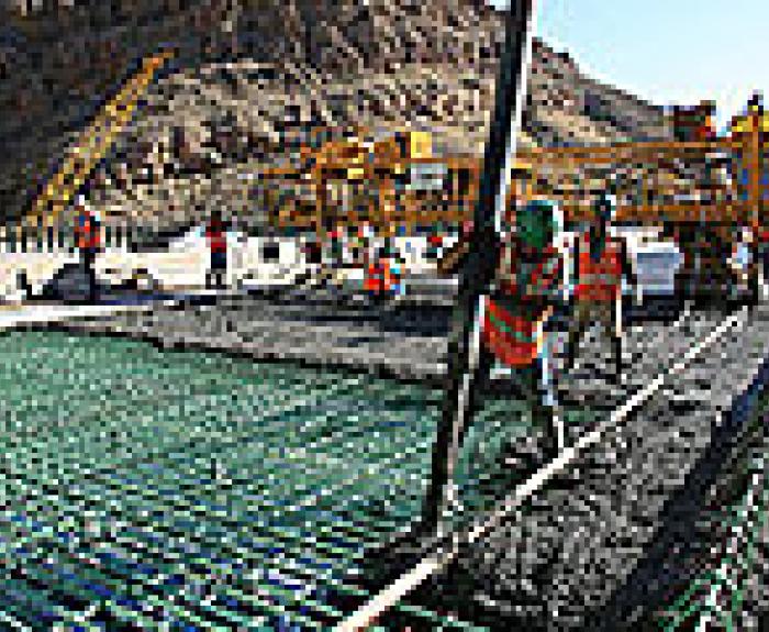 I-15 Virgin River Bridge No. 6 Construction Work