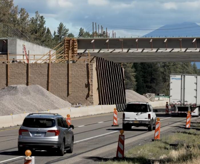 I-17 Wildlife Overpass Work Zone (South of Flagstaff) ADOTProjectTeamPhoto2025