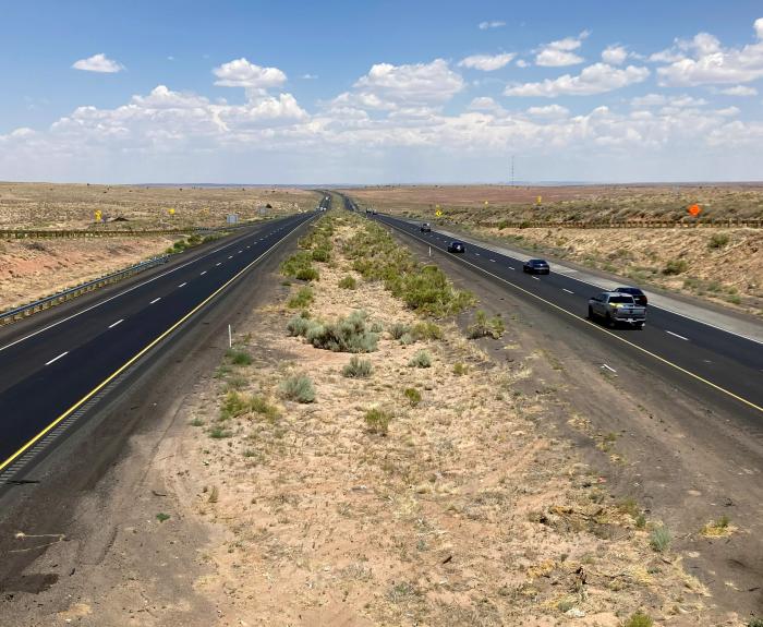 I-40 after paving project