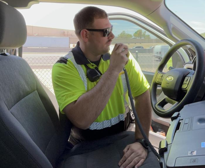 Derek Parish of ADOT's Incident Response Unit, brought to you by GEICO.
