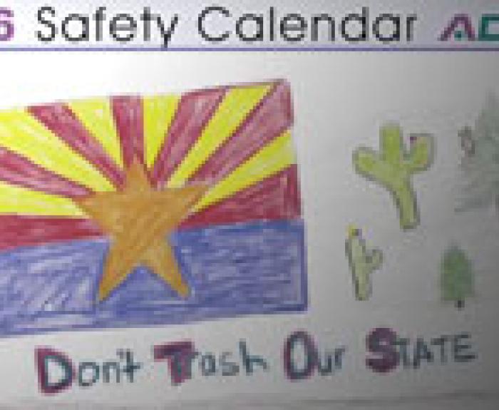 Safety Calendar cover from 2016