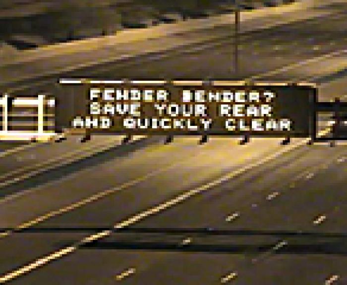 DMS Sign Fender Bender 