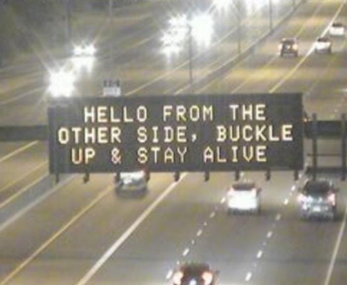 Safety message based on singer Adele's concert
