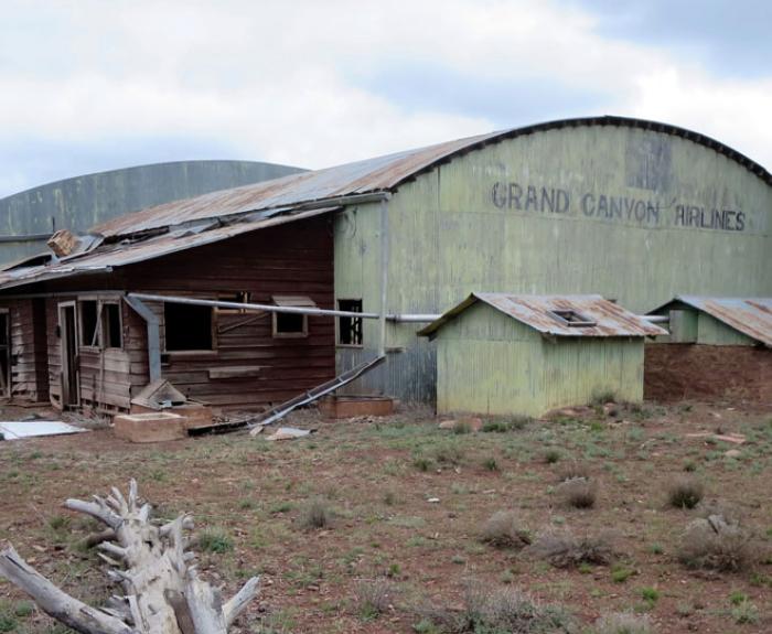 Old Grand Canyon-area airport building