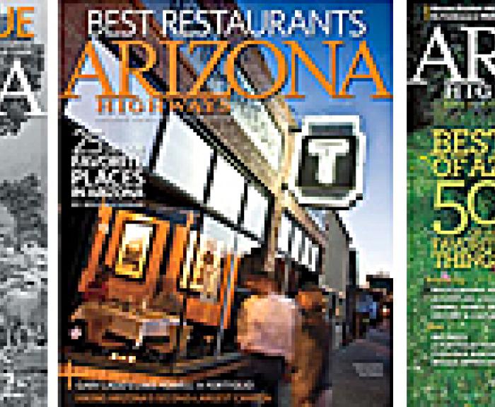 Arizona Highways Magazine cover thumbnails