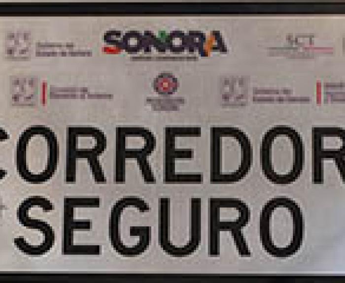 Sonora Corridor Sign with signatures