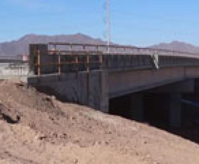 First Bridge Opening on the South Mountain Freeway Loop 202 construction