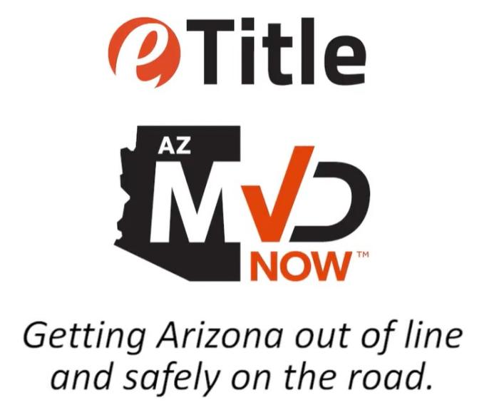 Logo for eTitle and AZMVDNOW