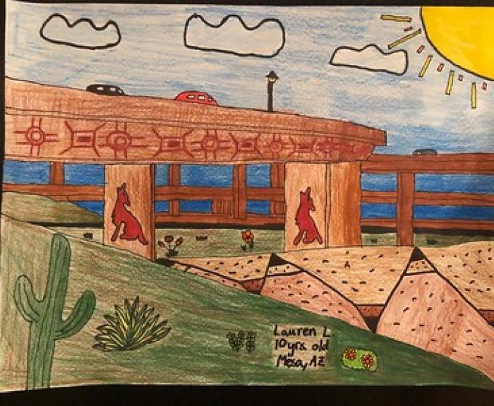ADOT Kids Freeway Color Drawing