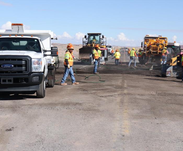Emergency Repairs US 89 north of Flagstaff near Cameron