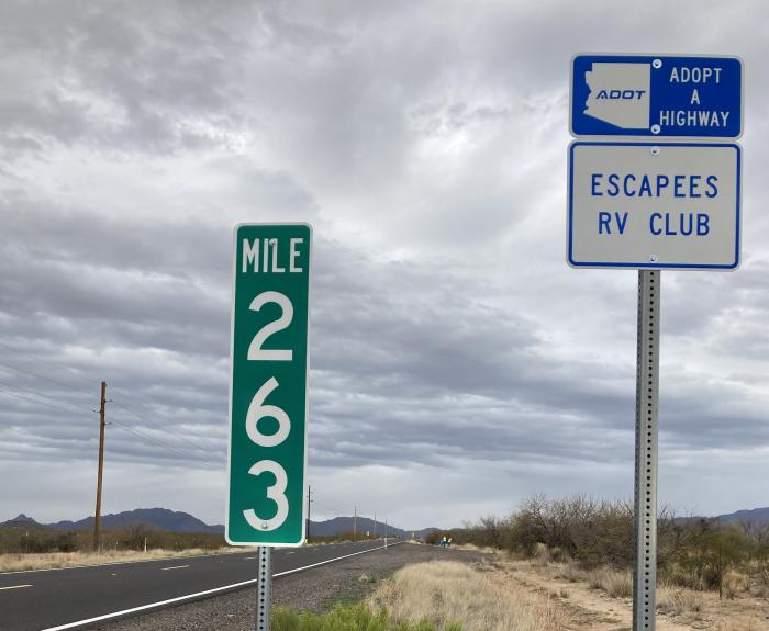 SR89 Adopt-a-Highway sign
