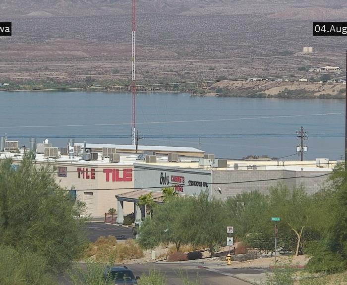 View of Lake Havasu City through new traffic camera