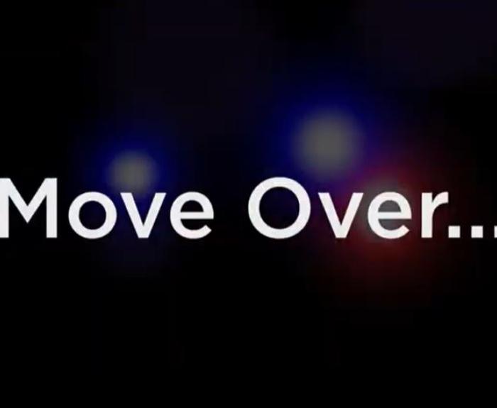 Graphic saying Move Over