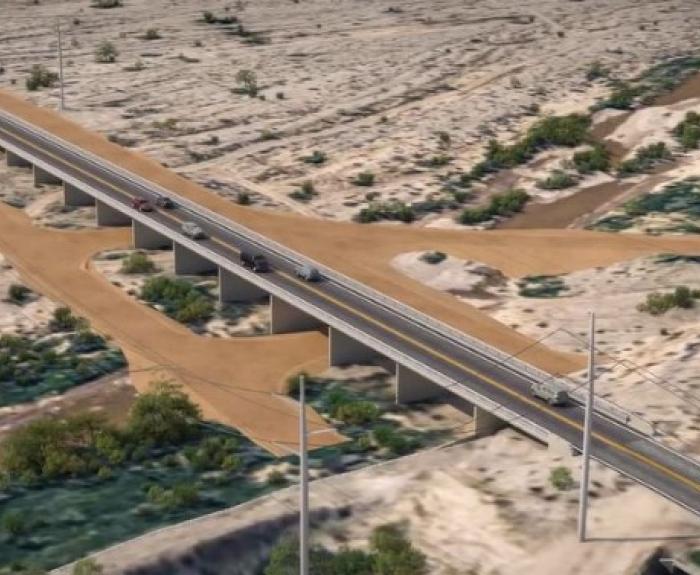 Rendering of bridge design